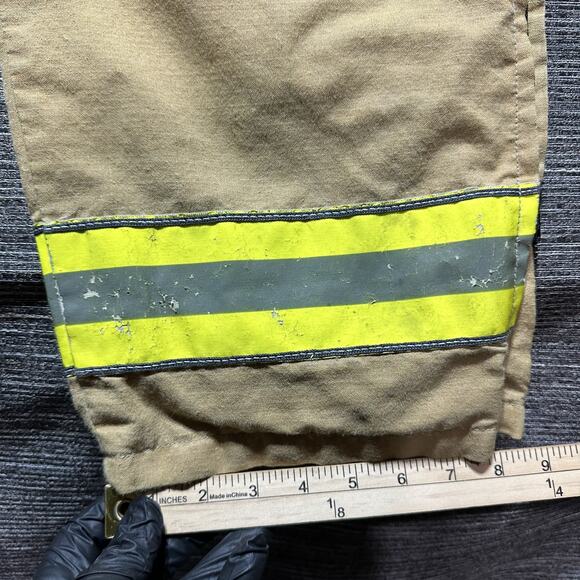 Globelife Pants Men's Size L Yellow Firefighter Tech Rescue Pant Vintage RARE - Picture 8 of 16